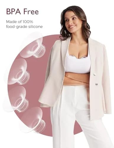Momcozy M5/M6/M9 Original Replacement Accessories, Food-Grade Silicone & BPA Free Inserts (15/17/19/21mm) thumbnail 3