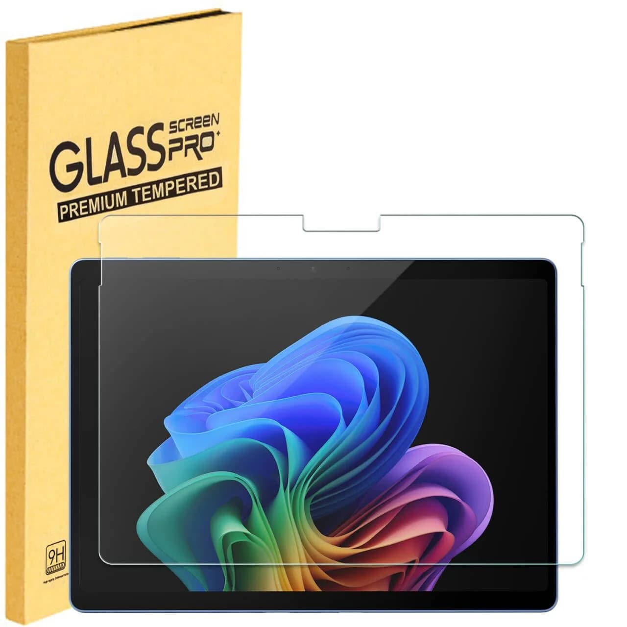 MUBUY-GOL Screen Protector for Surface Pro 12 Inch 2025 | 9H Hardness Tempered Glass, Bubble Free, Scratch Resistant - main product image