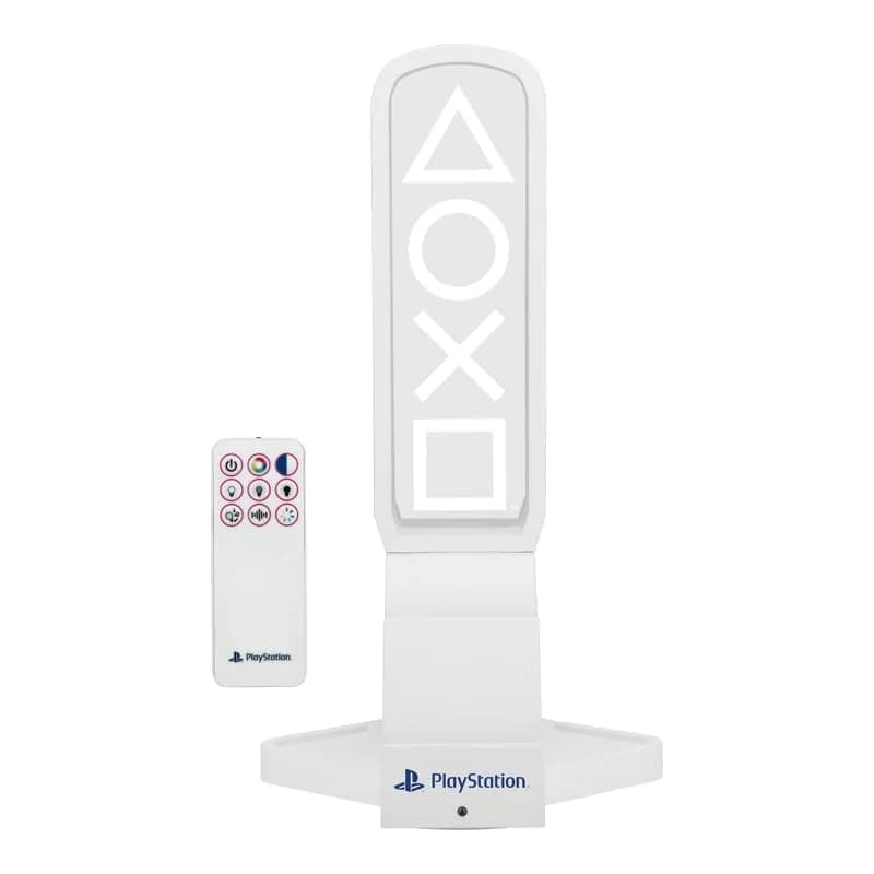 Paladone PlayStation 3-in-1 Headphone Stand and Tech Charging Station | RGB Colour Changing Light Panel, USB-C Ports, Officially Licensed for Gamers thumbnail 10