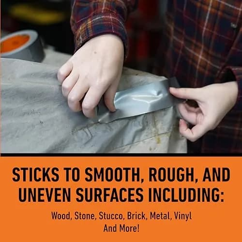 Gorilla Tape Silver 1.88 in x 10 yd (Pack of 6) | Triple Layer Strength for Tough Jobs thumbnail 3