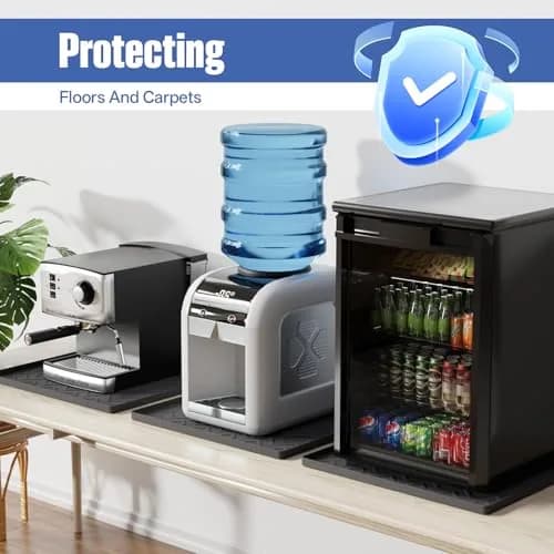 EWX Water Cooler Mat – 19.7" x 19.7" Silicone Spill-Proof Waterproof Floor & Countertop Mat thumbnail 4