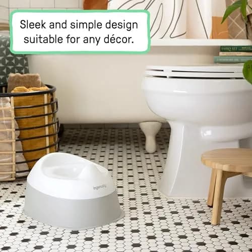 Ingenuity Ready Set Go Potty Training Toilet 4 Pack | Wide Stable Base for Toddlers thumbnail 5