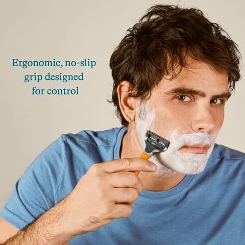 Harry's Original Shaving Kit for Men - Razor Handle and 3 Blade Refills (Ember, 10-Pack) | German Engineered Blades thumbnail 2