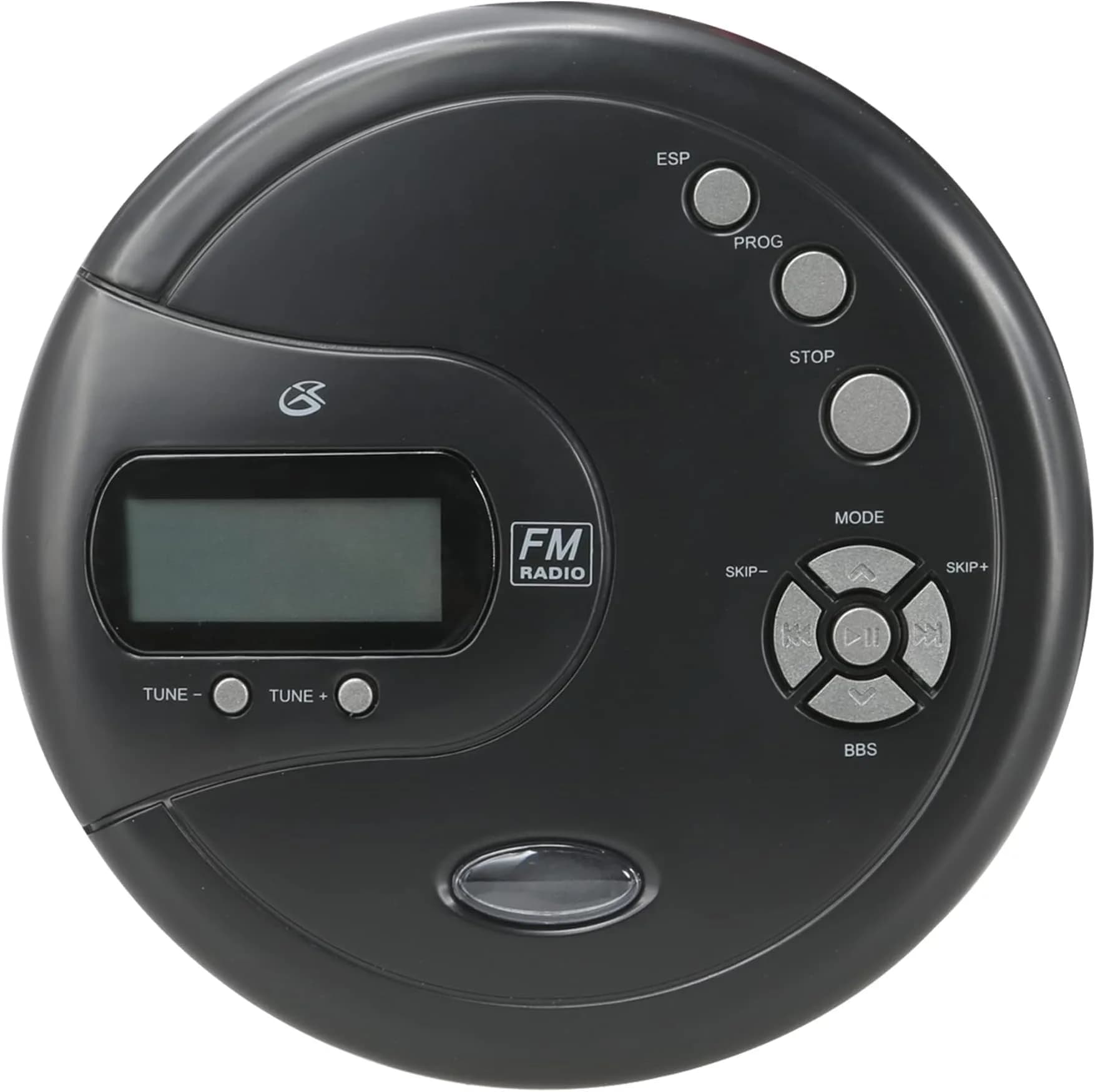 GPX PC332B Portable CD Player with FM Radio & Earbuds | Black — Pack of 6