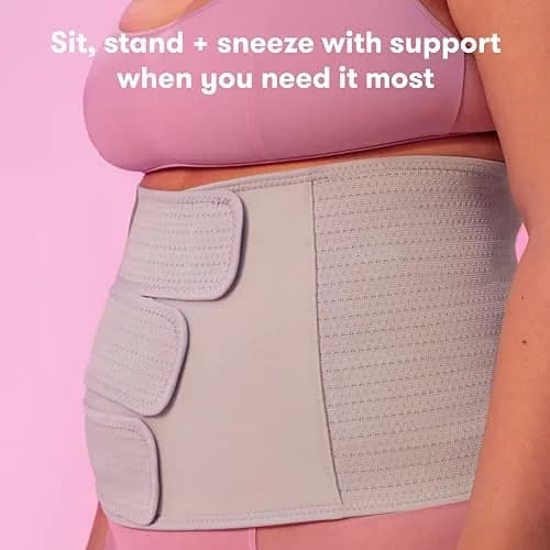 Frida Mom Postpartum Belly Binder 9" High (Pack of 4) | Adjustable Compression Wrap for C-Section & Vaginal Birth Recovery thumbnail 6