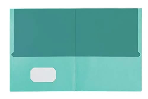 Oxford 2 Pocket Folders, Textured Paper, Assorted Colors, Letter Size, 200 Count | Heavy Paper Texture for Office & School thumbnail 5