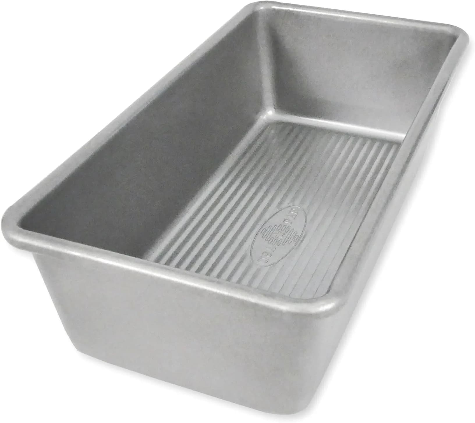USA Pan Large Nonstick Bread Loaf Pan (Pack of 6) | Durable Aluminum Steel Bakeware (10 in x 5 in x 3 in)