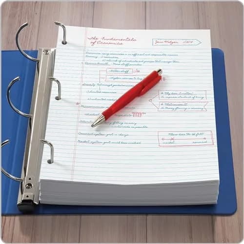 Oxford Loose Leaf Paper 8.5" x 11" | College Ruled, 500 Sheets, 3-Hole Punched (Pack of 10) thumbnail 3