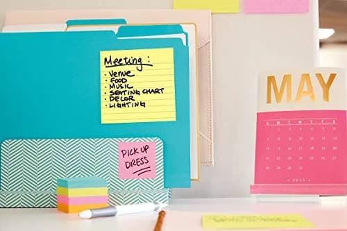Post-it Note Dispensers, 4 in. x 4 in. (Pack of 6) | Black Dispenser with Clear Top | 6 Dispensers thumbnail 5