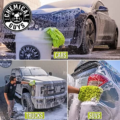 Chemical Guys Chenille Premium Microfiber Wash Mitt (Pack of 12) | Ultra-Soft Car Wash Glove for Scratch-Free Finish thumbnail 6
