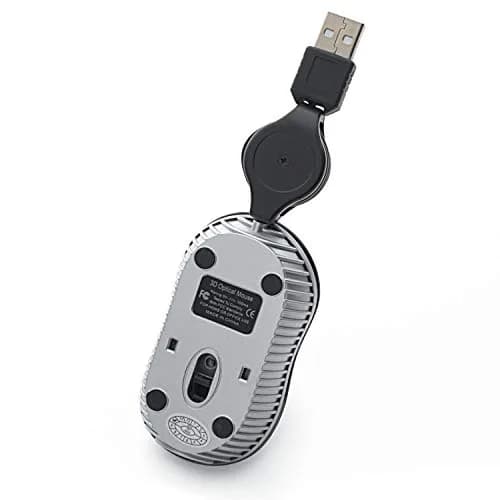 Verbatim Wired Optical Computer Mini USB-A Mouse - Pack of 10 | Plug & Play Retractable Cable thumbnail 9