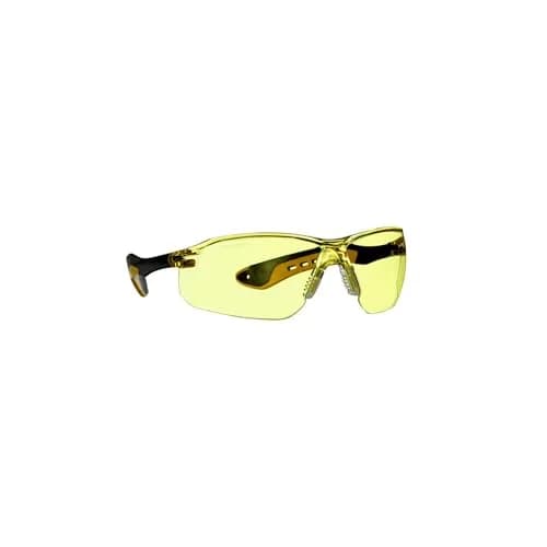 3M Flat Temple Safety Eyewear Pack of 6 | Impact-Resistant, Blocks 99.9% UV, Amber Lens, Scratch-Resistant Coating thumbnail 7