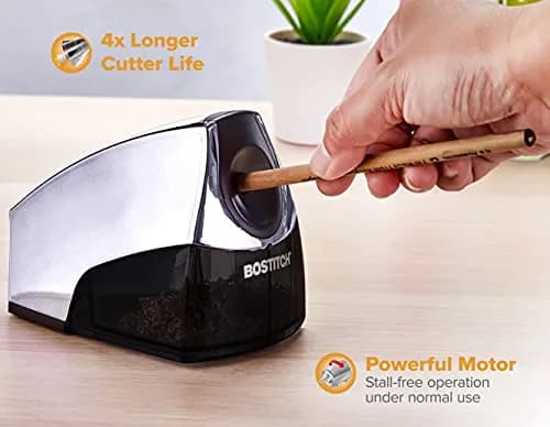 Bostitch Office Electric Pencil Sharpener Pack of 6 | Heavy-Duty Stall-Free Motor thumbnail 2