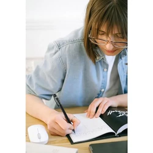 Uni-Ball Jetstream 101 Rollerball Pens, Stick, Bold 1mm, Black Ink, Black Barrel | Pack of 144 thumbnail 8