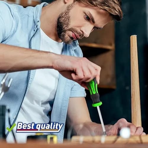Amartisan 43-Piece Magnetic Screwdriver Set with Case, Green | Precision & Multi-Bit Tools thumbnail 7