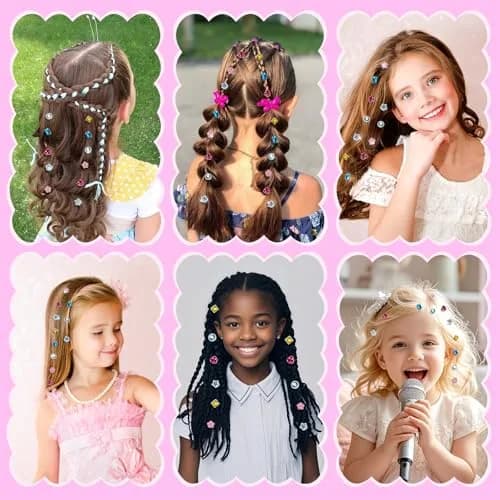kidzkube Hair Gem Stamper Kit with 24 Reusable Diamonds | Ages 3-12 thumbnail 5