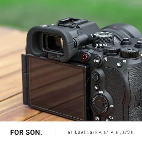JJC Extended Soft Silicone Camera Eyepiece Eyecup 2-Pack for Sony Alpha A1, A7R V, A7 IV, A9 III Cameras | Blocks Light, Protects Viewfinder thumbnail 2
