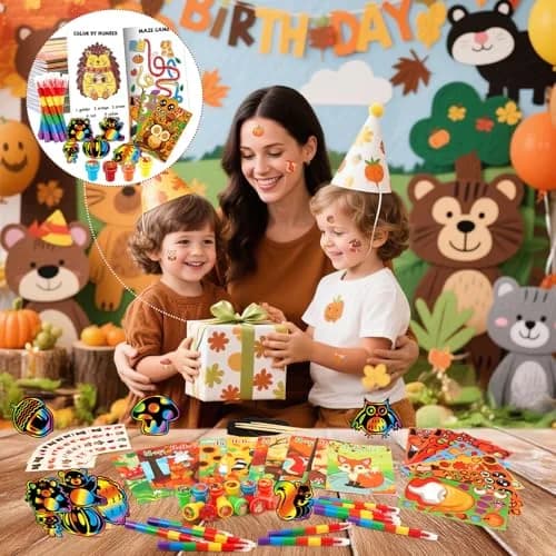 BenLouis Fall Party Favors Classroom Prizes for Kids | 84pcs Assorted Thanksgiving Kids Gifts thumbnail 7