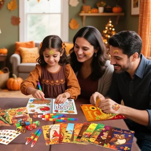 BenLouis Thanksgiving Party Favors Classroom Prizes for Kids | 336pcs Fall Harvest Assortment thumbnail 5