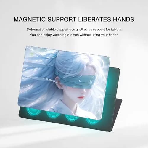 GUODONGMEI Magnetic Case for Samsung Galaxy Tab S10 Plus/S9 Plus/S9 FE+ 12.4 Inch | Auto Wake Sleep Smart Cover with S-Pen Holder thumbnail 4