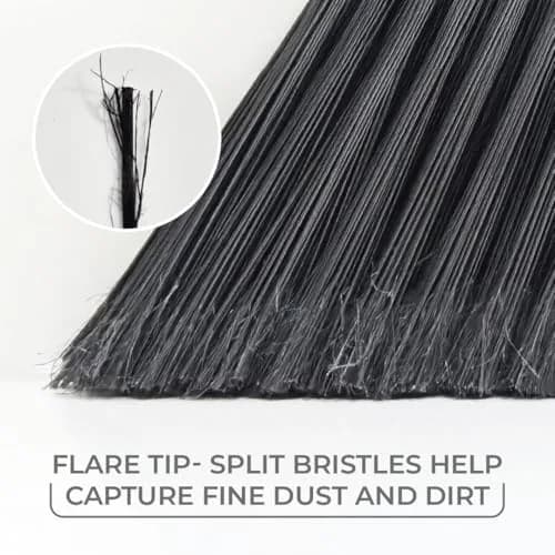 O-Cedar Strong Sweep Broom and Dustpan Set with Detail Brush | Heavy Duty Bristles for Indoor & Outdoor Cleaning thumbnail 5