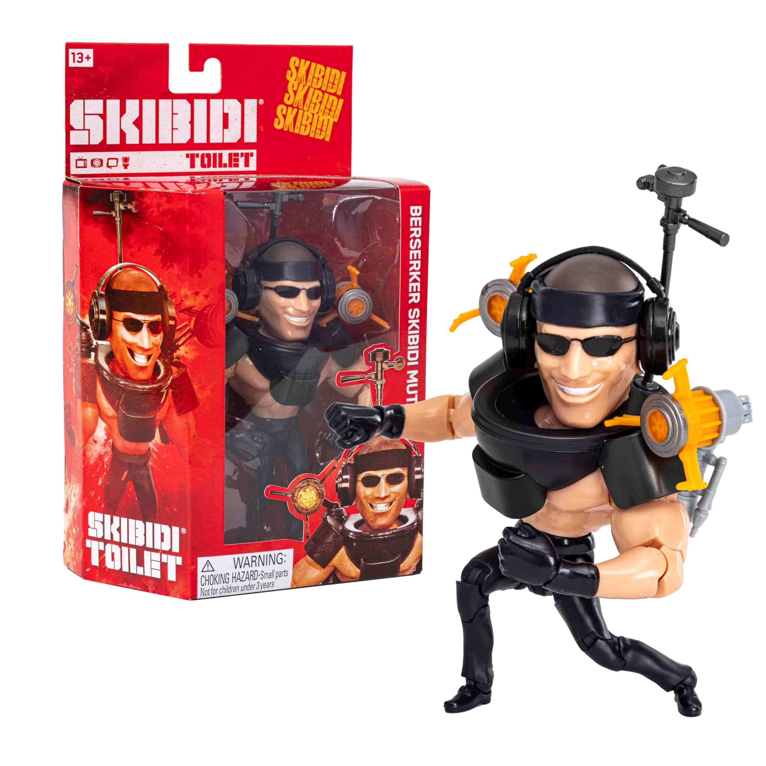 SKIBIDI TOILET Deluxe Cameraman Figure 15.24 cm (6 inch) | Officially Licensed Collectible Toy — Berserker Mutant