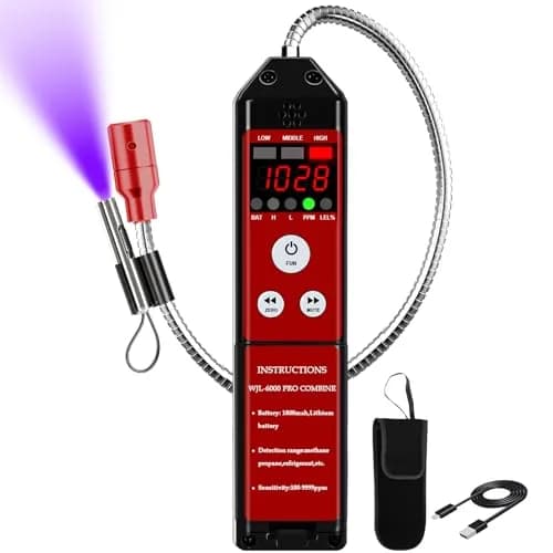 Simbow HVAC Refrigerant Leak Detector with PPM &%LEL Modes | All-Metal Probe & Fast Response thumbnail 1