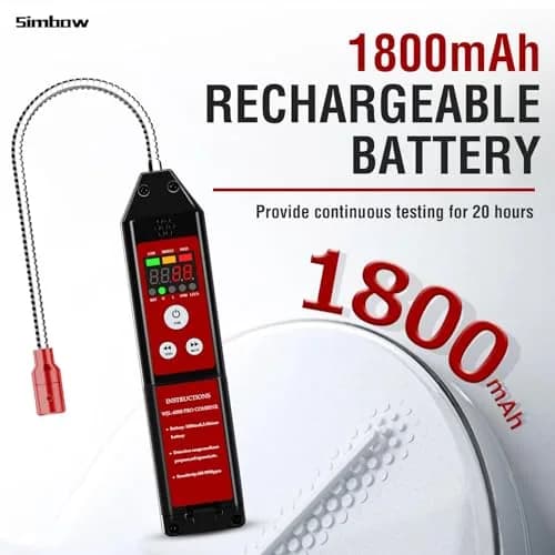 Simbow HVAC Refrigerant Leak Detector with PPM &%LEL Modes | All-Metal Probe & Fast Response thumbnail 4