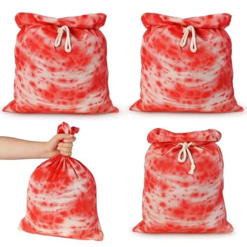 Arrowbash Halloween Bloody Drawstring Treat Bags 50cm (20in) | Horror Bloody Style with Realistic Splatter thumbnail 1