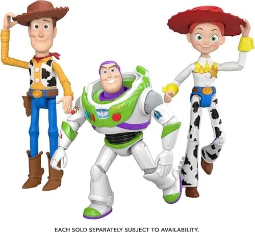 Mattel Disney Pixar Toy Story 5 Woody Action Figure 17.8cm (7in) | Movie-Accurate Design with 8+ Posable Joints thumbnail 6