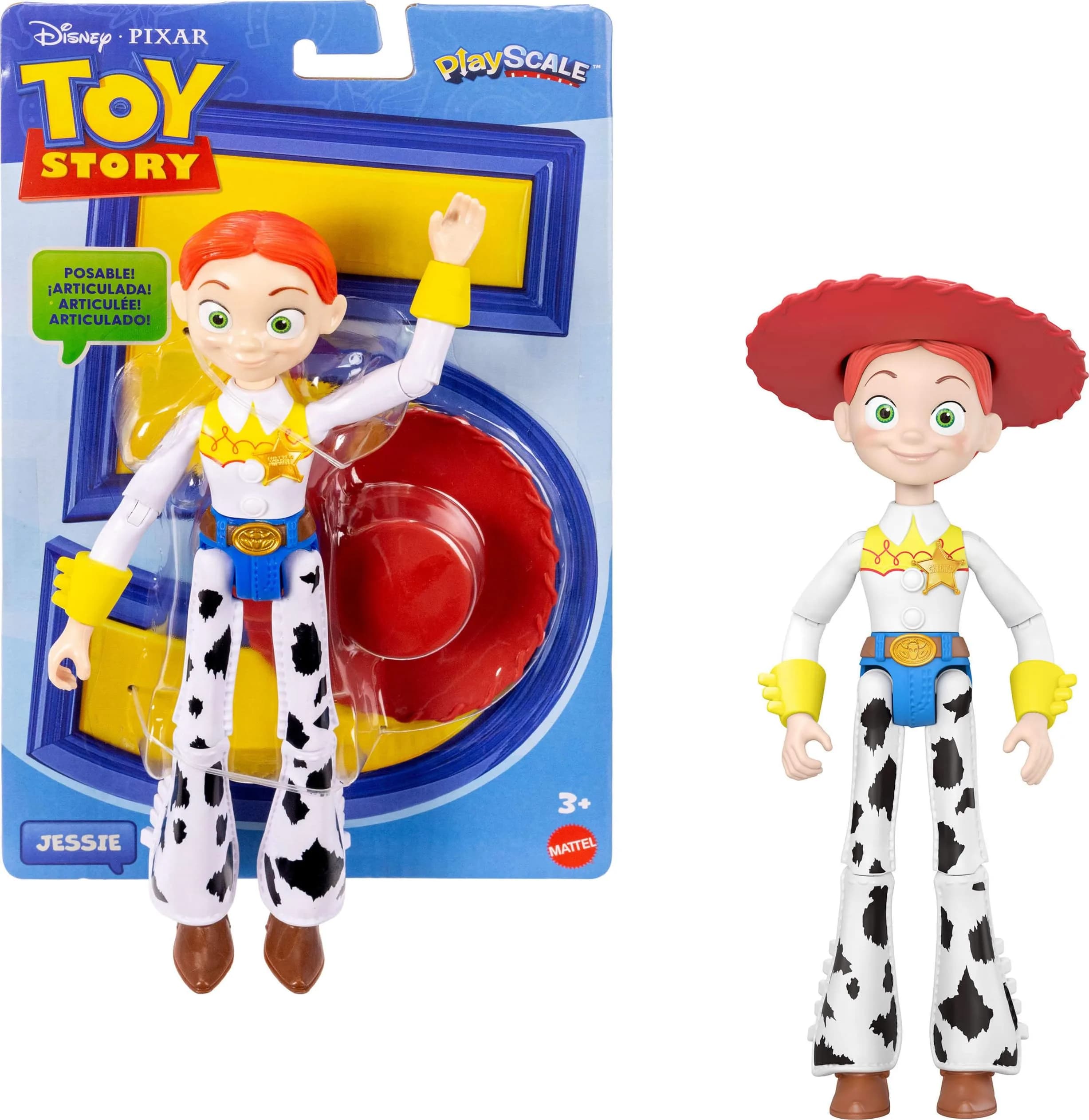 Mattel Disney Pixar Toy Story 5 Jessie Action Figure 22.35 cm (8.8 inches) | 8+ Posable Joints for Dynamic Play