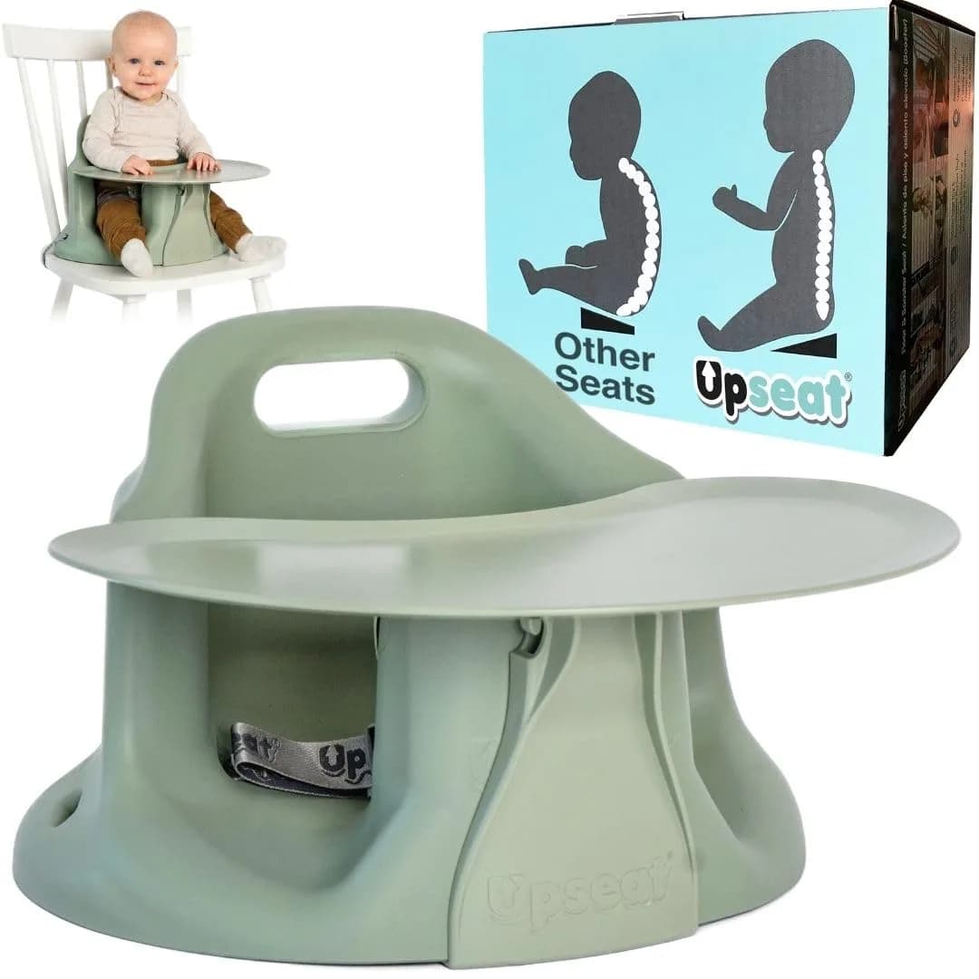 Upseat Baby Floor & Booster Seat with Tray | Ergonomic Design for Healthy Hip Development - main product image