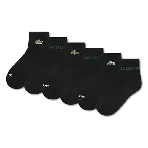 Lacoste Fashion 6-Pack Knit Everyday Socks | Premium Organic Cotton Comfort for Kids thumbnail 1