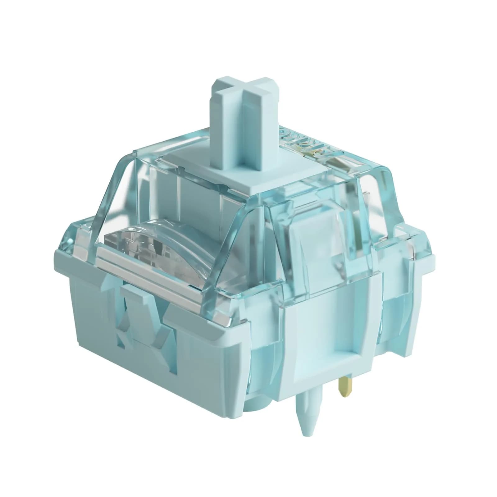 Akko V5 Creamy Blue Mechanical Keyboard Switches (45pcs) | Tactile Feel with Deep 'Thocky' Sound - main product image