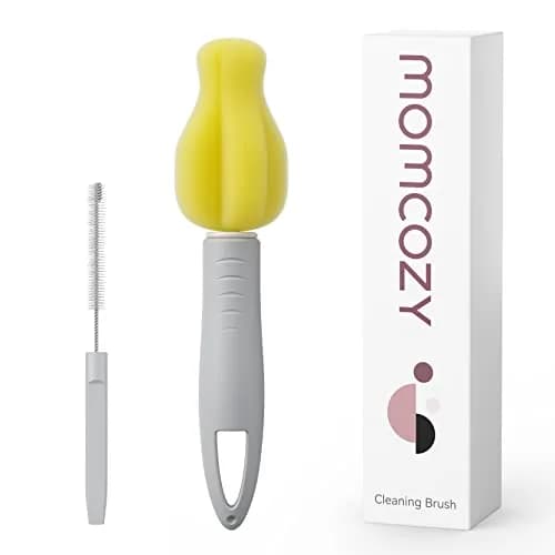 Momcozy M5 Cleaning Brush & Accessories Kit for Wearable Breast Pumps | Soft Silicone & Sponge Bristles thumbnail 1