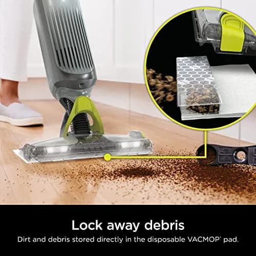 Shark VACMOP Disposable Hard Floor Pad Refills 32 Count | Locks Debris & Grime, For All Sealed Floors thumbnail 4