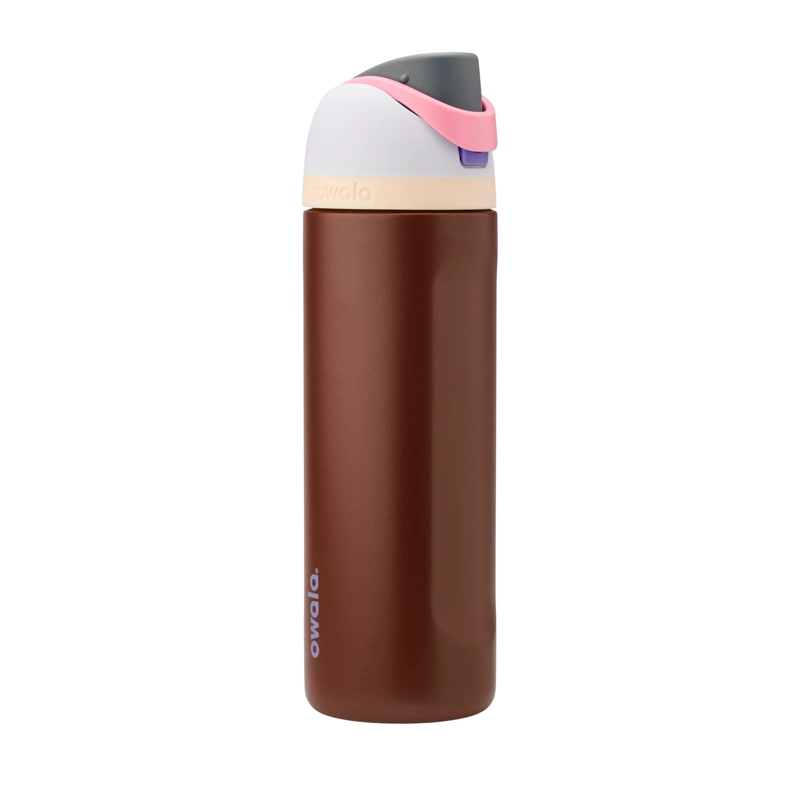 Owala FreeSip Insulated Water Bottle 710 mL (24 oz) Cranberry Parade | Keeps Cold 24 Hrs