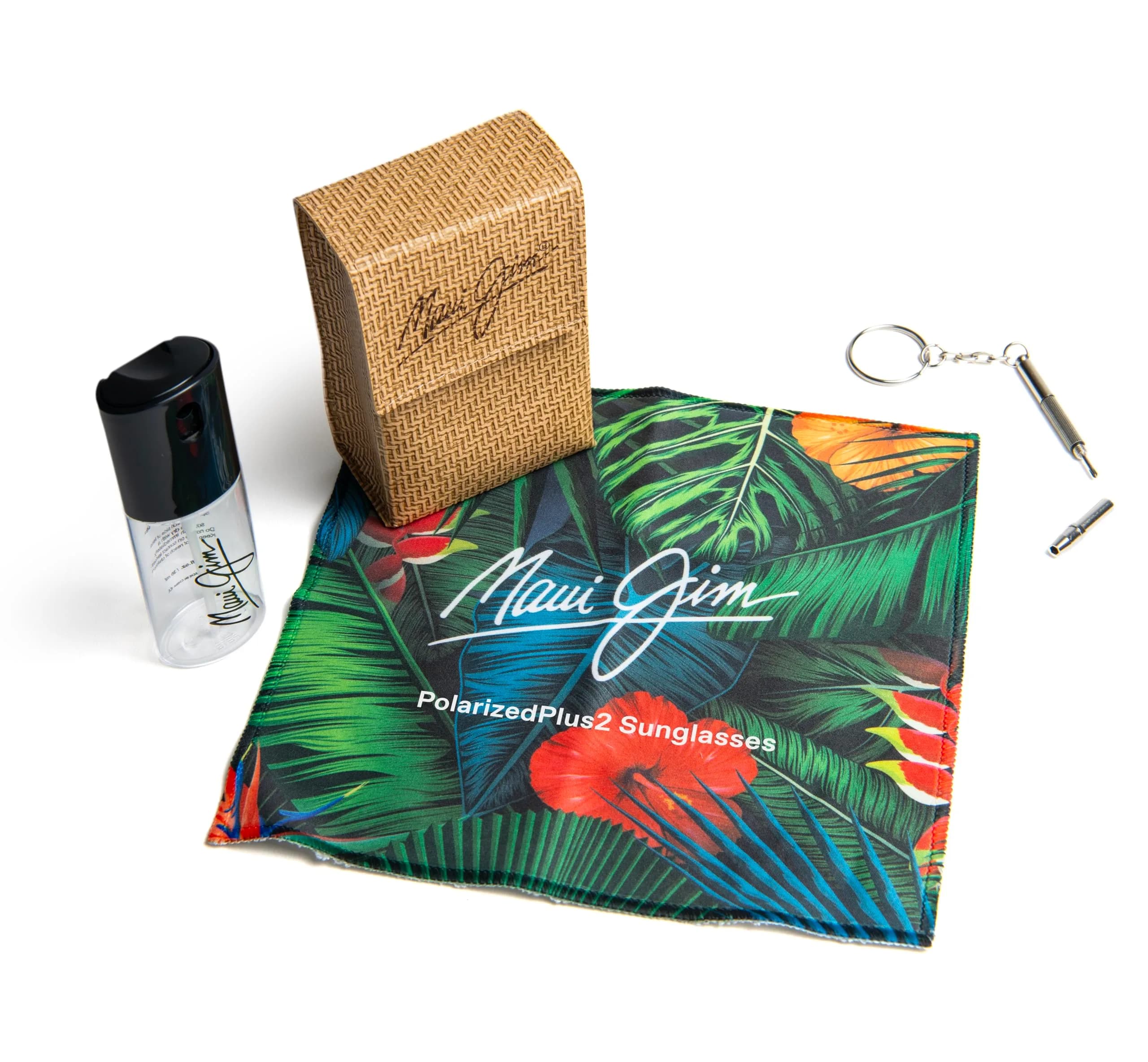 Maui Jim Sunglasses Care Kit | Unisex Cleaning & Repair Set with Microfiber Cloth