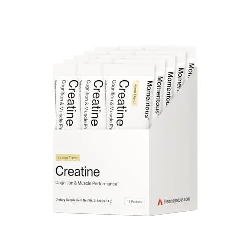 Momentous Creatine Monohydrate Powder Lemon 3.4 oz (96.4 g) | NSF Certified for Sport thumbnail 1