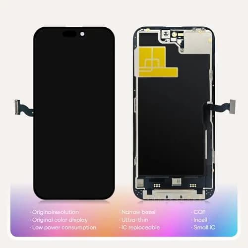 Ace Tech Cellular LCD Screen Replacement for iPhone 14 Pro Max 6.7” | True Tone & Face ID thumbnail 2