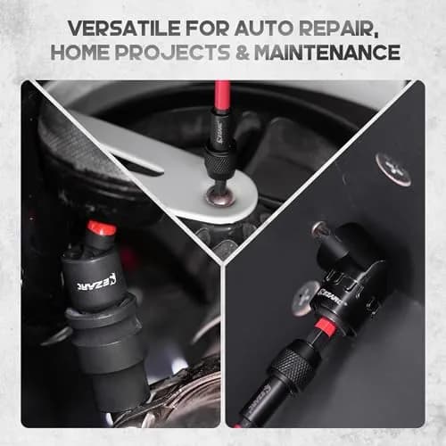 EZARC Impact Socket Adapter Set, 14PCS with Swivel and Angle Attachments | Heavy-Duty Impact-Grade Steel thumbnail 7