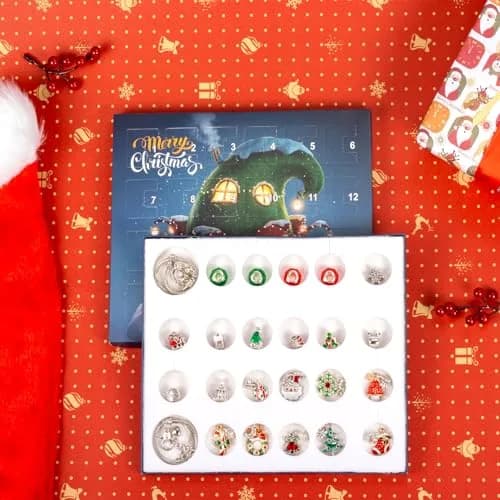 OuMuaMua Christmas Advent Calendar Bracelets 2026 | DIY Jewelry Kit for Girls & Teens thumbnail 8