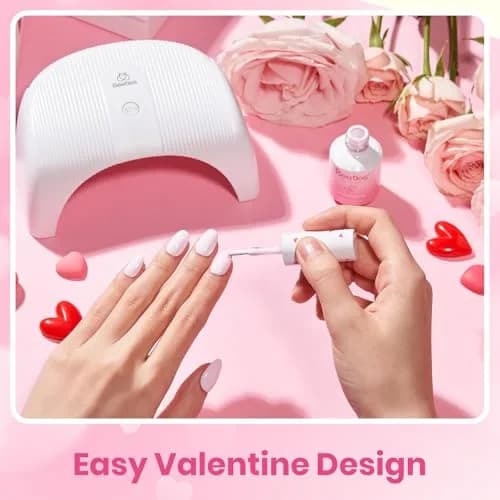 Beetles Gel Polish Barely Pink | 15ml (0.51 Fl Oz) | Long-Lasting, LED/UV Cure, Soak-Off thumbnail 4