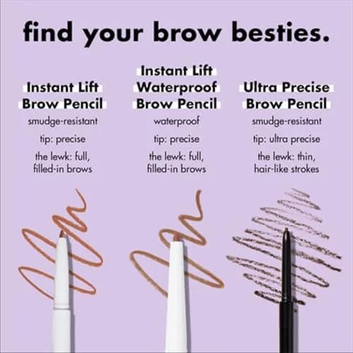 e.l.f. Instant Lift Brow Pencil, Neutral Brown, 0.012 oz (Pack of 2) | Shapes, Defines, Fills Brows with Precision Tip thumbnail 6