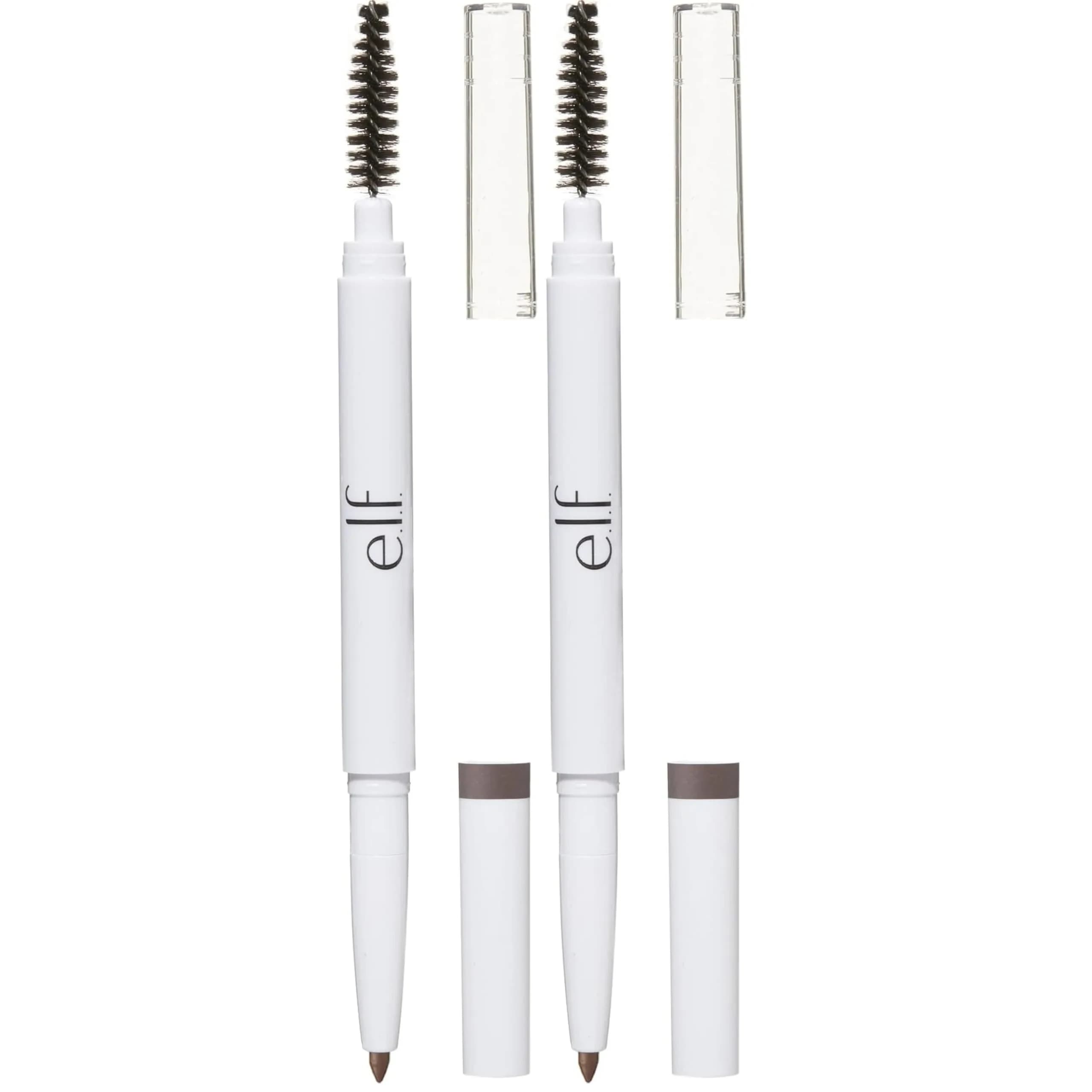 e.l.f. Instant Lift Brow Pencil, Neutral Brown, 0.012 oz (Pack of 2) | Shapes, Defines, Fills Brows with Precision Tip