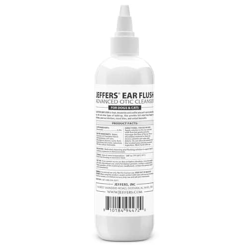 Jeffers Ear Flush & Anti-Itch Ear Drops Bundle for Dogs & Cats | Routine Ear Care Support with Ketoconazole & Hydrocortisone thumbnail 5
