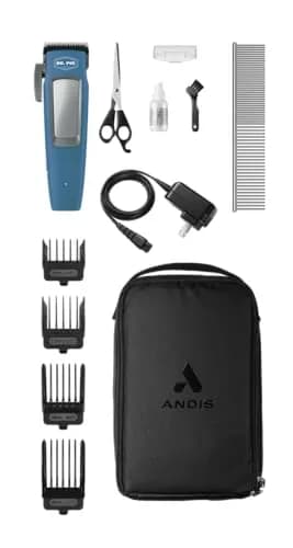 Andis Easy Clip Cordless II Pet Clipper Kit 11 Piece | Titanium-Coated Blade, Cordless Convenience thumbnail 2