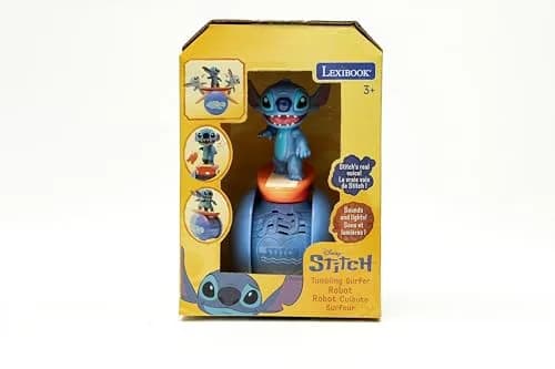 LEXiBOOK Stitch Interactive Surfer Robot ROB01D Blue | Electronic Early Development Toy with Lights & Sounds thumbnail 5