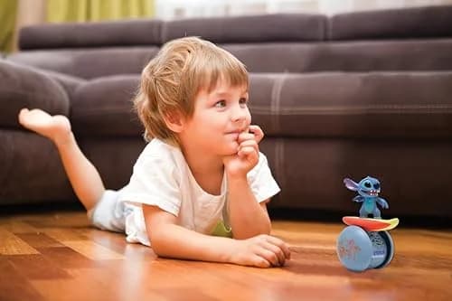 LEXiBOOK Stitch Interactive Surfer Robot ROB01D Blue | Electronic Early Development Toy with Lights & Sounds thumbnail 3