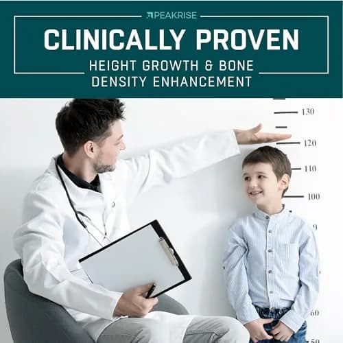 BIOTEQUELAB Height Growth Maximizer, Calcium, Vitamin D3 & Zinc, 120 Caps | Bone Support & Natural Growth thumbnail 4